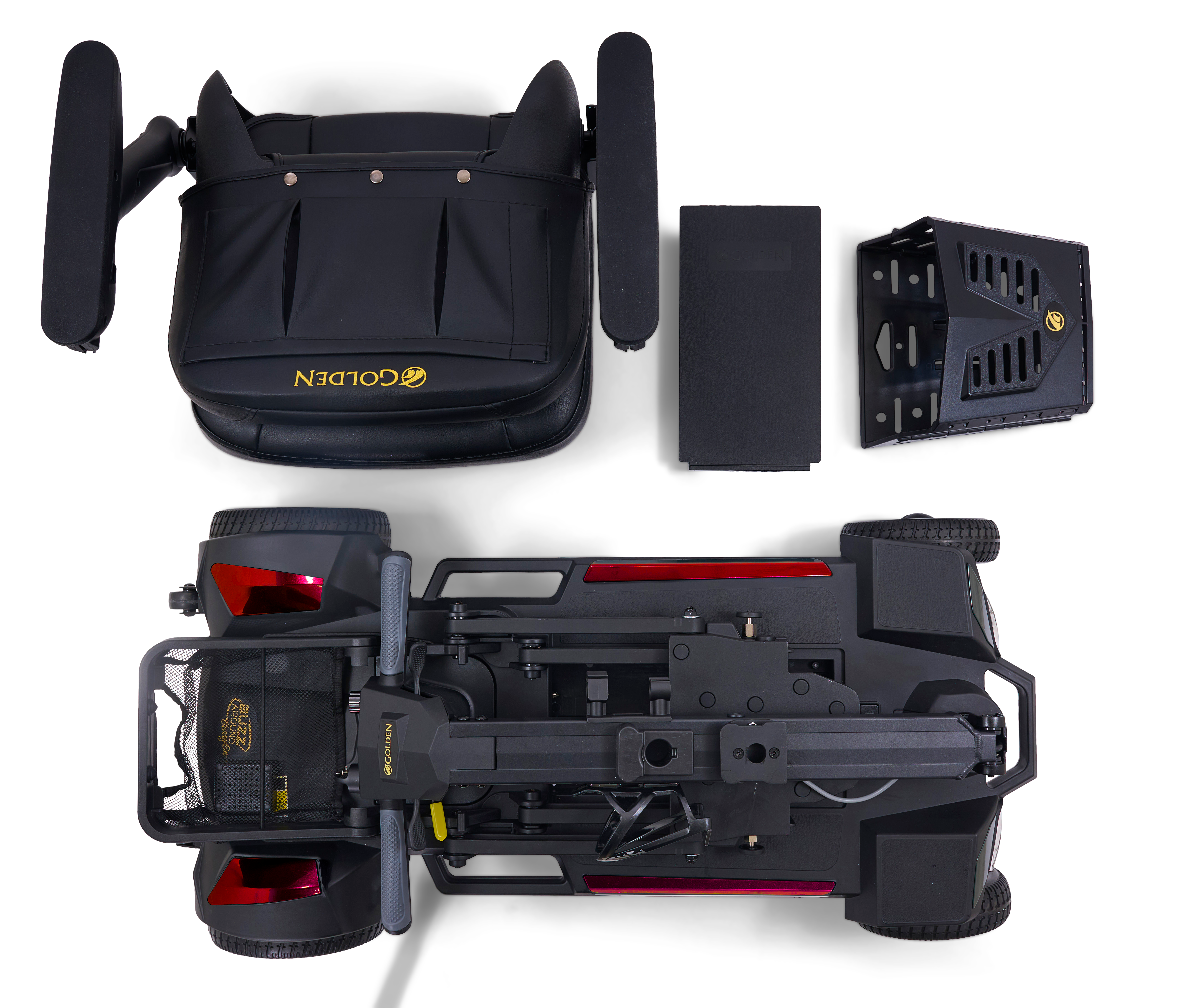 GB220 Red Disassembled Parts